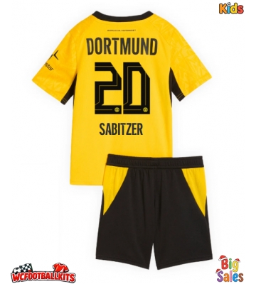 Borussia Dortmund Marcel Sabitzer #20 Replica Home Stadium Kit for Kids 2026-27 Short Sleeve (+ pants)